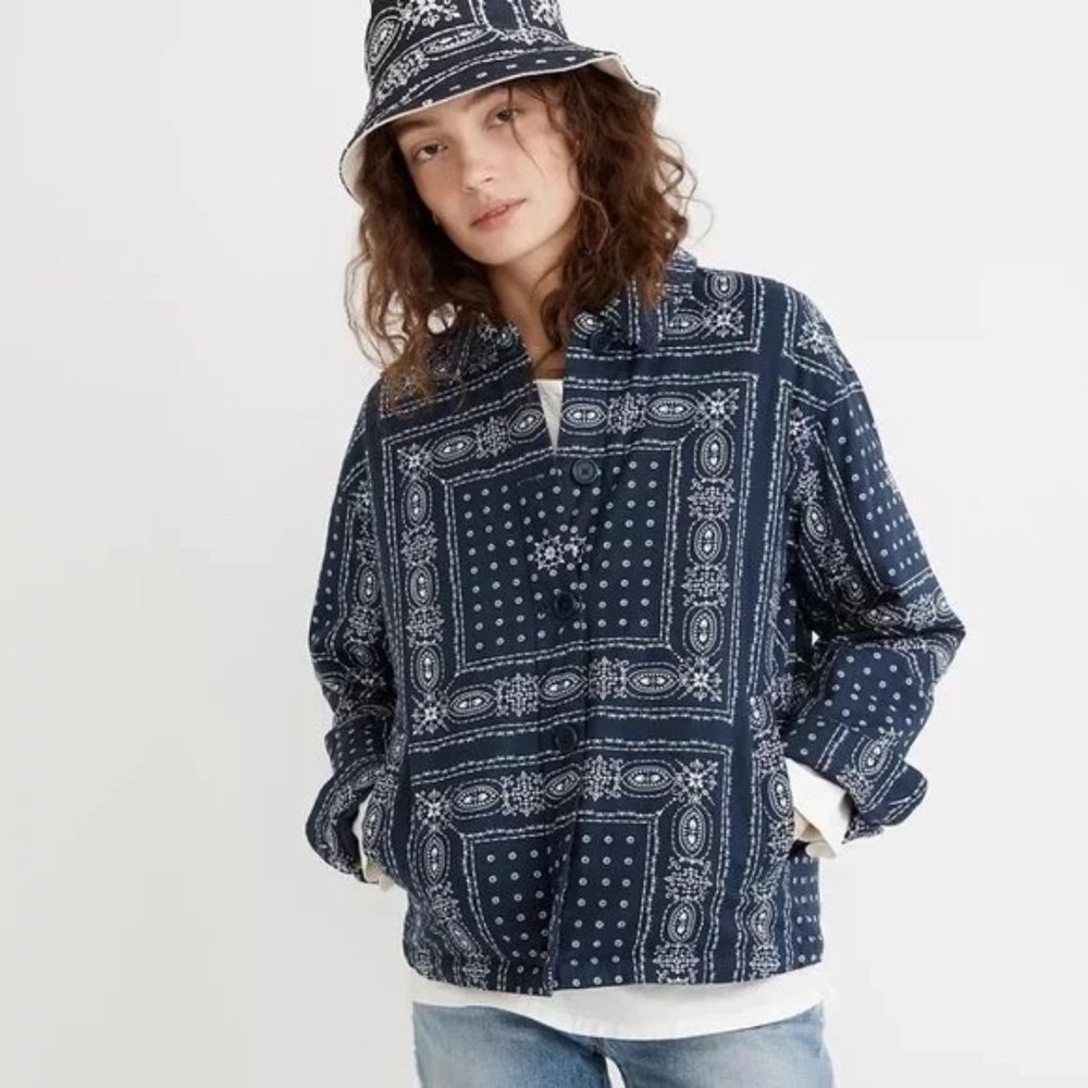 NWT Madewell Padded Chore Jacket - Size L $70